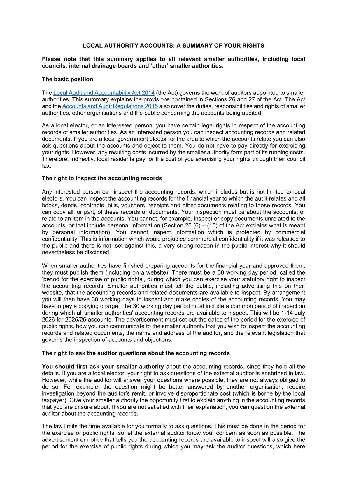 Exercise of Public Rights Page 2